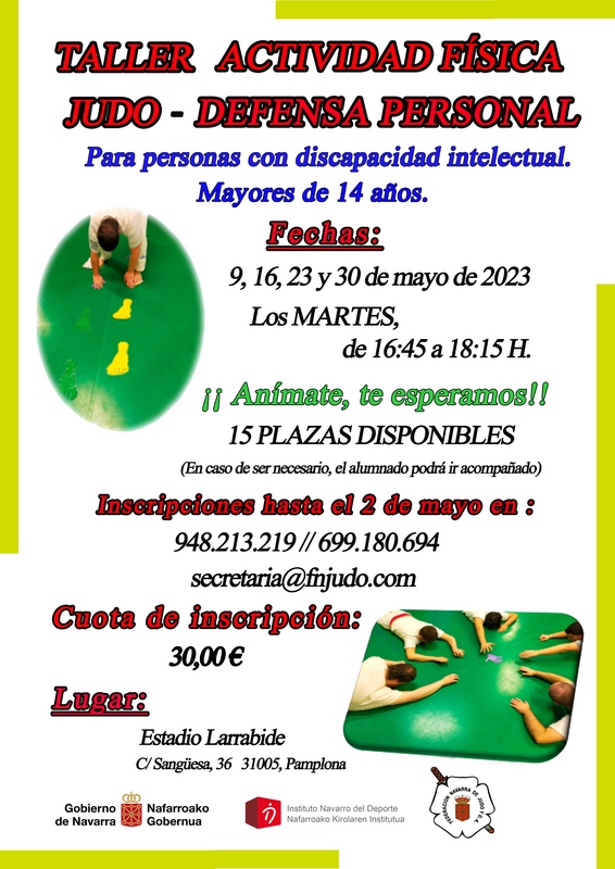 Taller Defensa Personal - Discapacidad Intelectual. Mayo 2023